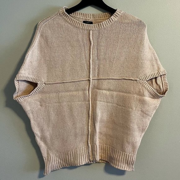 Ann Taylor Merino Wool Blush Pink Round Neck Sweater Vest, Size XS - Picture 1 of 10